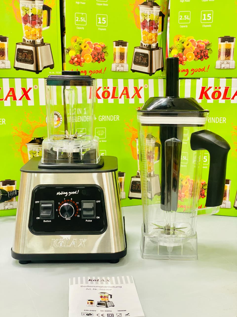 KoLAX 2 in 1 Blender & Grinder