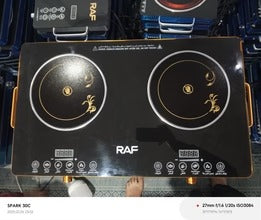 RAF Electric & solar Infrared Cooker R.8808 Double Burner 7000 Watts